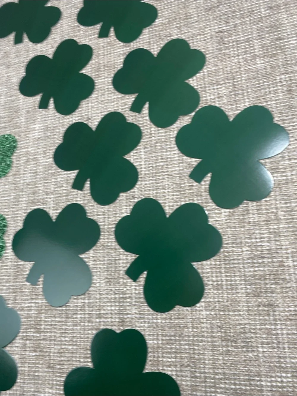 Green Shamrock Table Confetti - St. Patrick's Day Party Decorations